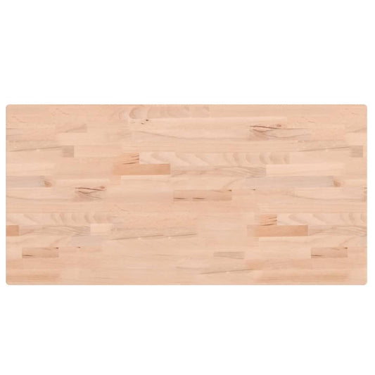 Table Top 100x50x2.5 cm Rectangular Solid Wood Beech Table Top 100x50x2.5 cm Rectangular Solid Wood Beech