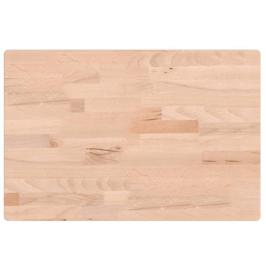 Table Top 60x40x4 cm Rectangular Solid Wood Beech Table Top 60x40x4 cm Rectangular Solid Wood Beech