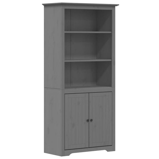 Bookcase BODO Grey 80x40x172 cm Solid Wood Pine Bookcase BODO Grey 80x40x172 cm Solid Wood Pine