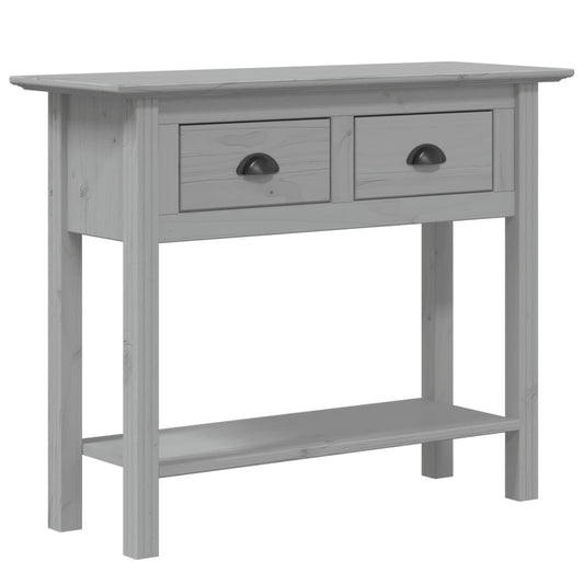Console Table BODO Grey 90x34.5x73 cm Solid Wood Pine Console Table BODO Grey 90x34.5x73 cm Solid Wood Pine