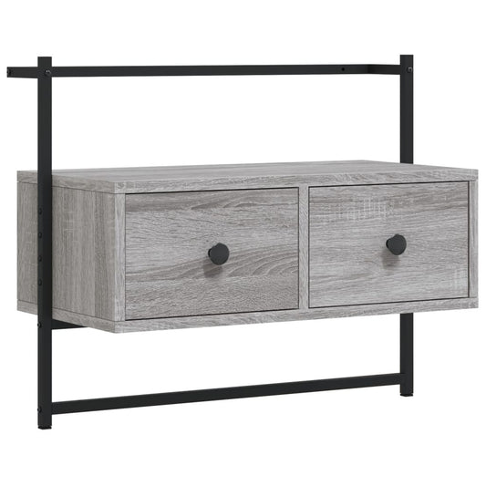 TV Cabinet Wall-mounted Grey Sonoma 60.5x30x51 cm Engineered Wood TV Cabinet Wall-mounted Grey Sonoma 60.5x30x51 cm Engineered Wood