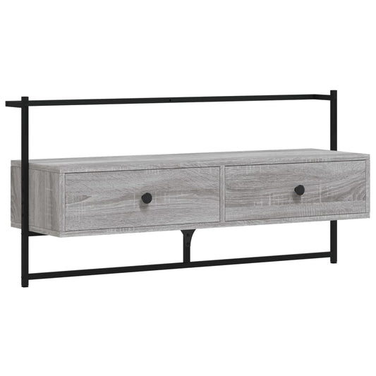 TV Cabinet Wall-mounted Grey Sonoma 100.5x30x51 cm Engineered Wood TV Cabinet Wall-mounted Grey Sonoma 100.5x30x51 cm Engineered Wood