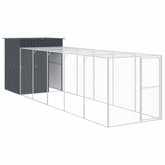 Chicken Cage | Anthracite | Galvanised steel | 165x659x181 cm | Durable Chicken Cage | Anthracite | Galvanised steel | 165x659x181 cm | Durable