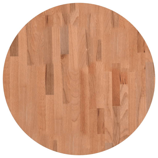 Table Top Ø60x1.5 cm Round Solid Wood Beech Table Top Ø60x1.5 cm Round Solid Wood Beech