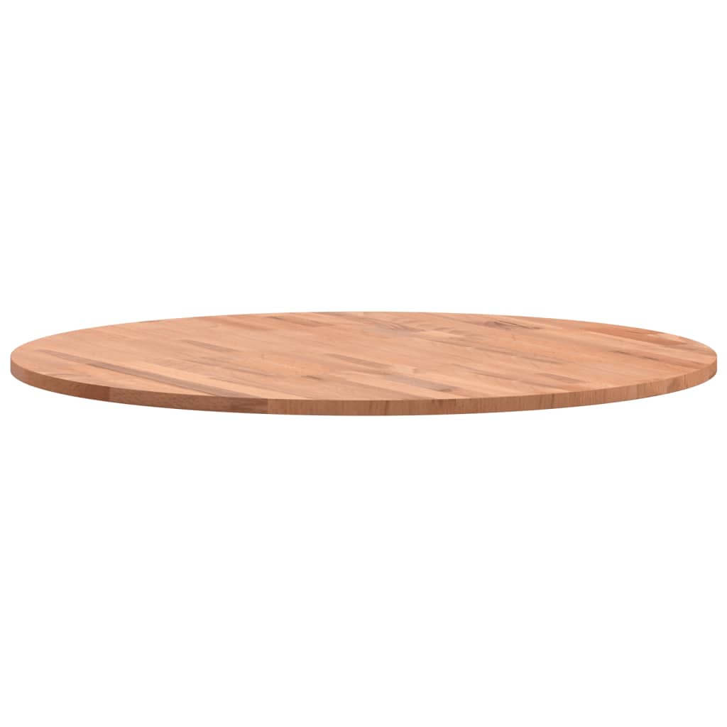 Table Top Ø70x1.5 cm Round Solid Wood Beech