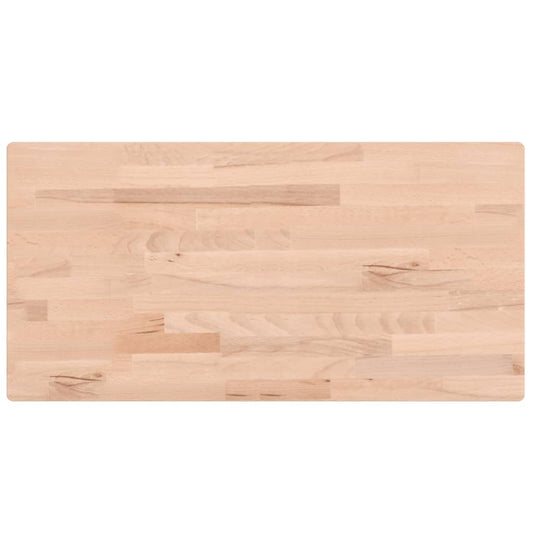 Bathroom Countertop 100x50x1.5 cm Solid Wood Beech Bathroom Countertop 100x50x1.5 cm Solid Wood Beech