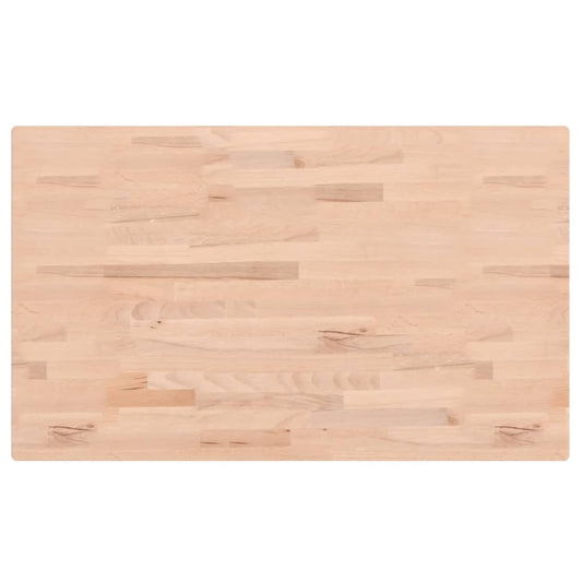 Bathroom Countertop 100x60x1.5 cm Solid Wood Beech Bathroom Countertop 100x60x1.5 cm Solid Wood Beech