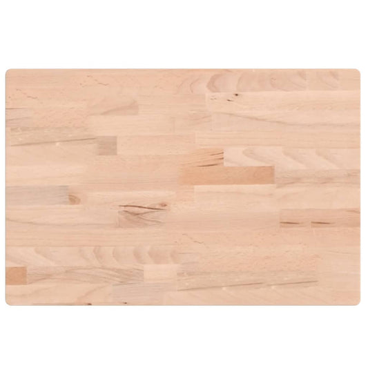 Bathroom Countertop 60x40x4 cm Solid Wood Beech Bathroom Countertop 60x40x4 cm Solid Wood Beech