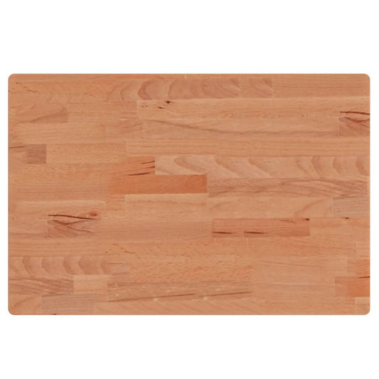 Bathroom Countertop 60x40x1.5 cm Solid Wood Beech Bathroom Countertop 60x40x1.5 cm Solid Wood Beech