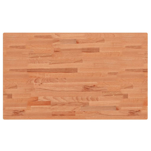 Bathroom Countertop 100x60x1.5 cm Solid Wood Beech Bathroom Countertop 100x60x1.5 cm Solid Wood Beech