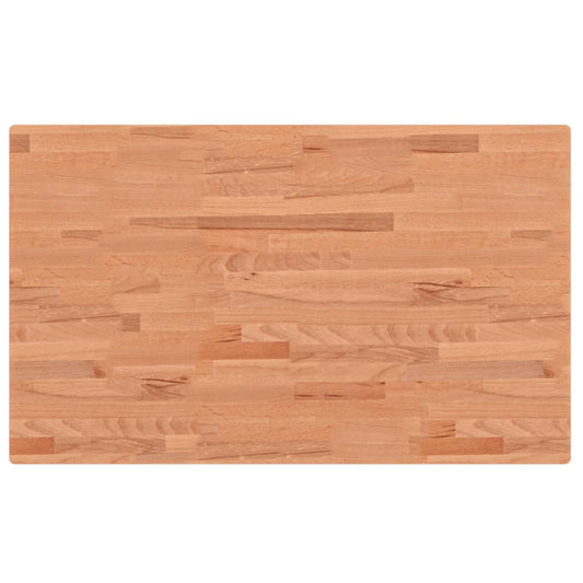 Bathroom Countertop 100x60x2.5 cm Solid Wood Beech Bathroom Countertop 100x60x2.5 cm Solid Wood Beech