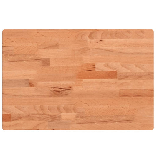Bathroom Countertop 80x40x4 cm Solid Wood Beech Bathroom Countertop 80x40x4 cm Solid Wood Beech
