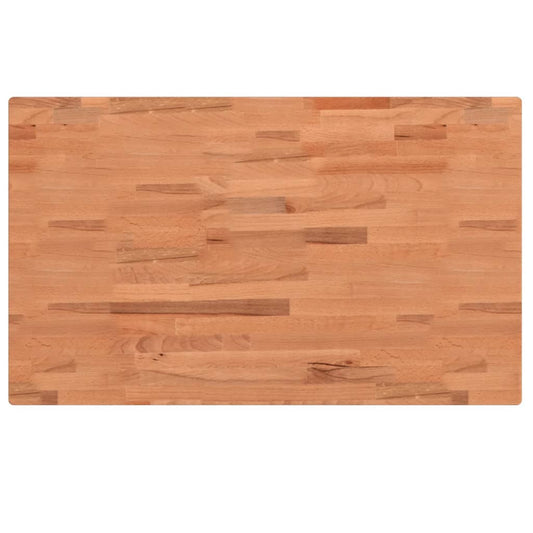 Bathroom Countertop 100x60x4 cm Solid Wood Beech Bathroom Countertop 100x60x4 cm Solid Wood Beech
