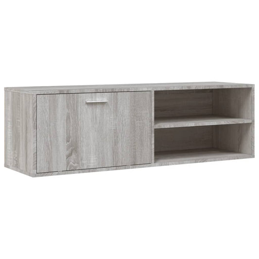 TV Cabinet Grey Sonoma 120x34x37 cm Engineered Wood TV Cabinet Grey Sonoma 120x34x37 cm Engineered Wood