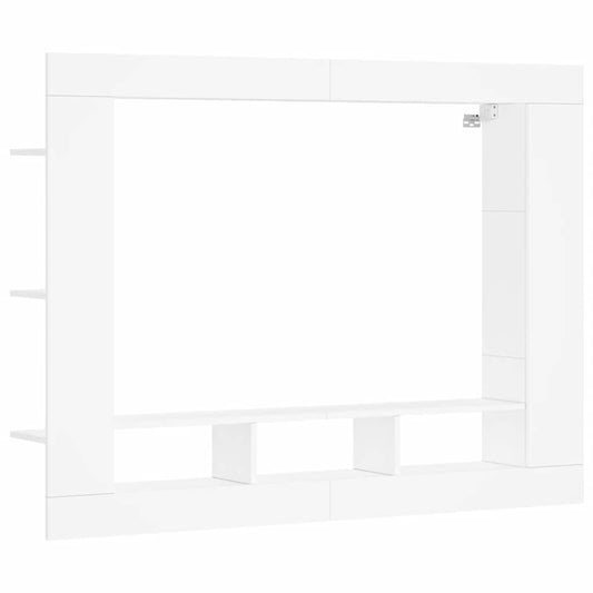 TV Cabinet White 152x22x113 cm Engineered Wood TV Cabinet White 152x22x113 cm Engineered Wood