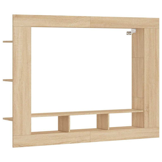TV Cabinet Sonoma Oak 152x22x113 cm Engineered Wood TV Cabinet Sonoma Oak 152x22x113 cm Engineered Wood