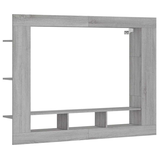 TV Cabinet Grey Sonoma 152x22x113 cm Engineered Wood TV Cabinet Grey Sonoma 152x22x113 cm Engineered Wood