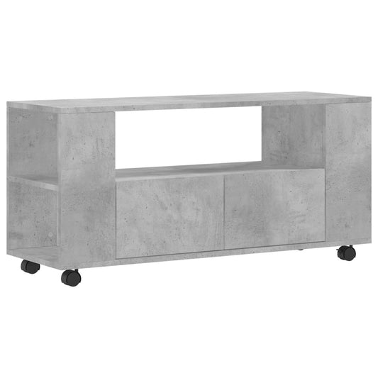 TV Cabinet Concrete Grey 102x34,5x43 cm Engineered Wood TV Cabinet Concrete Grey 102x34,5x43 cm Engineered Wood