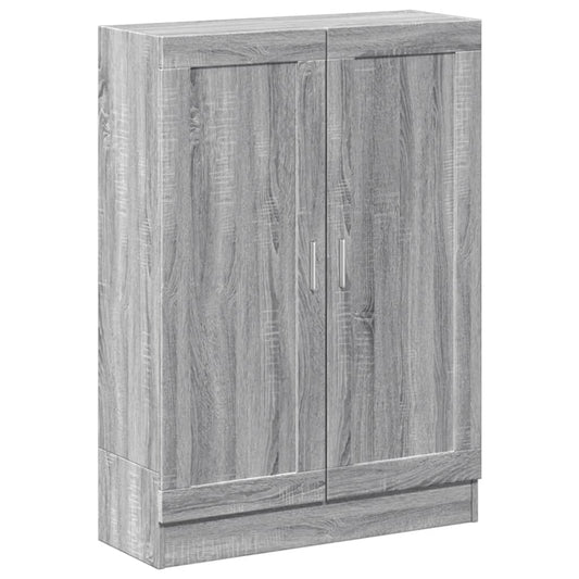 Book Cabinet Grey Sonoma 82.5x30.5x115 cm Engineered Wood Book Cabinet Grey Sonoma 82.5x30.5x115 cm Engineered Wood