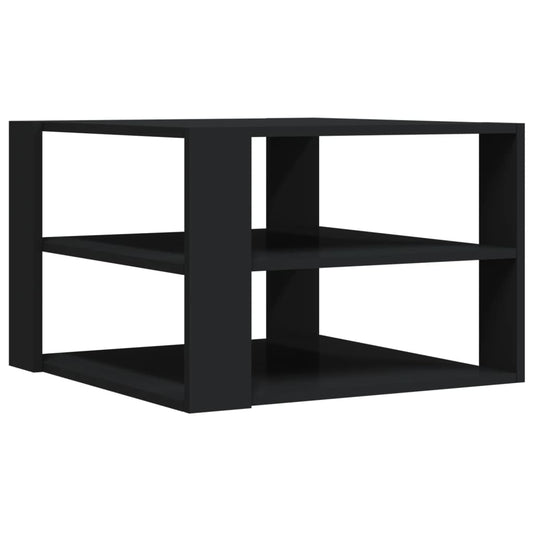 Coffee Table Black 58x58x40 cm Engineered Wood Coffee Table Black 58x58x40 cm Engineered Wood