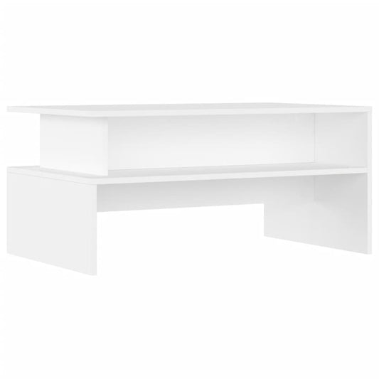 Coffee Table White 90x55x42,5 cm Engineered Wood Coffee Table White 90x55x42,5 cm Engineered Wood
