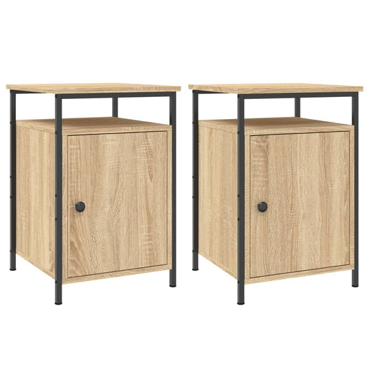 Bedside Cabinets 2 pcs Sonoma Oak 40x42x60 cm Engineered Wood Bedside Cabinets 2 pcs Sonoma Oak 40x42x60 cm Engineered Wood
