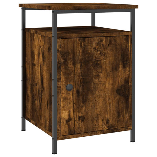 Bedside Cabinet Smoked Oak 40x42x60 cm Engineered Wood Bedside Cabinet Smoked Oak 40x42x60 cm Engineered Wood