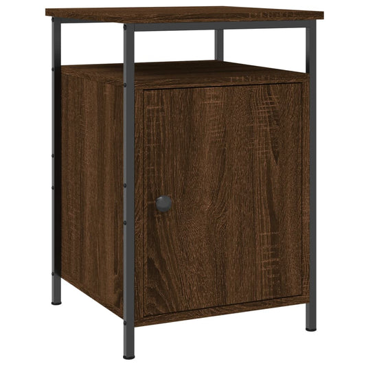 Bedside Cabinet Brown Oak 40x42x60 cm Engineered Wood Bedside Cabinet Brown Oak 40x42x60 cm Engineered Wood