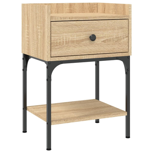 Bedside Table Sonoma Oak 40.5x31x60 cm Engineered Wood Bedside Table Sonoma Oak 40.5x31x60 cm Engineered Wood