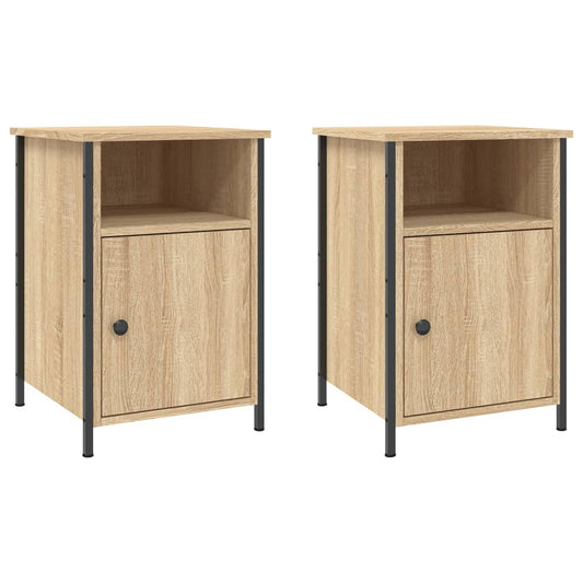 Bedside Cabinets 2 pcs Sonoma Oak 40x42x60 cm Engineered Wood Bedside Cabinets 2 pcs Sonoma Oak 40x42x60 cm Engineered Wood