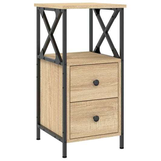 Bedside Cabinet Sonoma Oak 34x35,5x70 cm Engineered Wood Bedside Cabinet Sonoma Oak 34x35,5x70 cm Engineered Wood