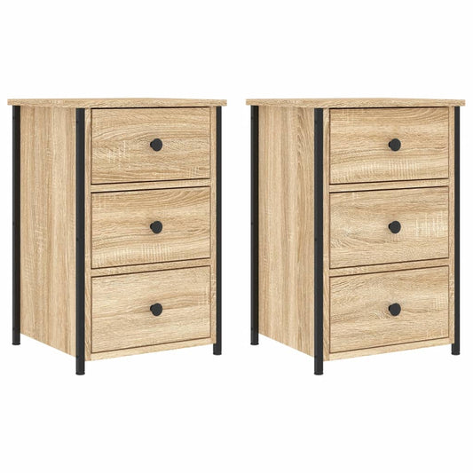 Bedside Cabinets 2 pcs Sonoma Oak 40x36x60 cm Engineered Wood Bedside Cabinets 2 pcs Sonoma Oak 40x36x60 cm Engineered Wood