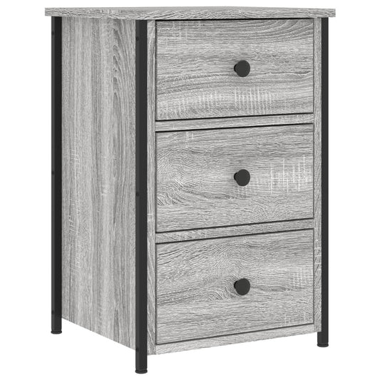 Bedside Cabinet Grey Sonoma 40x36x60 cm Engineered Wood Bedside Cabinet Grey Sonoma 40x36x60 cm Engineered Wood