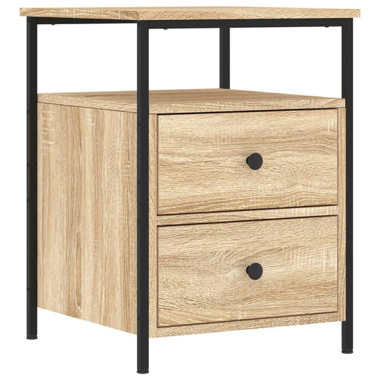 Bedside Cabinet Sonoma Oak 44x45x60 cm Engineered Wood Bedside Cabinet Sonoma Oak 44x45x60 cm Engineered Wood