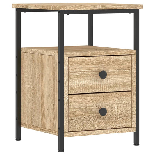 Bedside Cabinet Sonoma Oak 34x35.5x50 cm Engineered Wood Bedside Cabinet Sonoma Oak 34x35.5x50 cm Engineered Wood