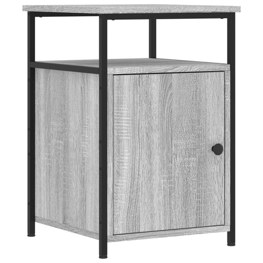 Bedside Cabinet Grey Sonoma 40x42x60 cm Engineered Wood Bedside Cabinet Grey Sonoma 40x42x60 cm Engineered Wood
