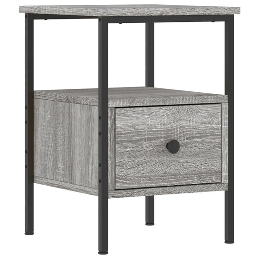 Bedside Cabinet Grey Sonoma 34x36x50 cm Engineered Wood Bedside Cabinet Grey Sonoma 34x36x50 cm Engineered Wood