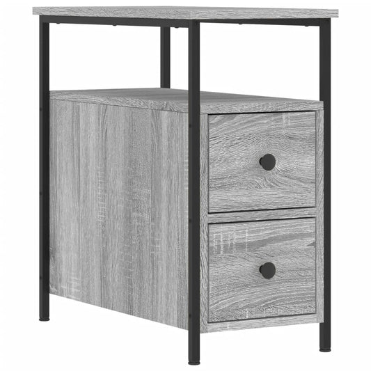 Bedside Cabinet Grey Sonoma 30x60x60 cm Engineered Wood Bedside Cabinet Grey Sonoma 30x60x60 cm Engineered Wood