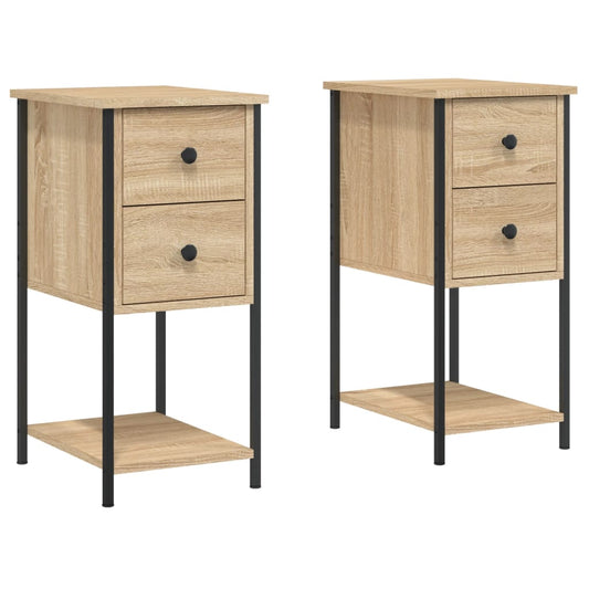 Bedside Cabinets 2 pcs Sonoma Oak 32x42x70 cm Engineered Wood Bedside Cabinets 2 pcs Sonoma Oak 32x42x70 cm Engineered Wood