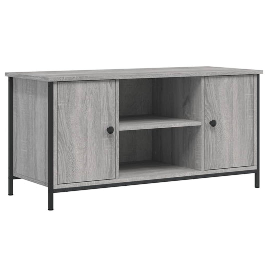 TV Cabinet Grey Sonoma 100x40x50 cm Engineered Wood TV Cabinet Grey Sonoma 100x40x50 cm Engineered Wood