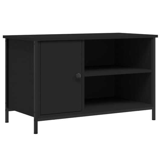 TV Cabinet Black 80x40x50 cm Engineered Wood TV Cabinet Black 80x40x50 cm Engineered Wood