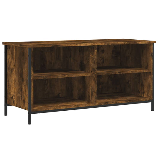 TV Cabinet Smoked Oak 100x40x50 cm Engineered Wood TV Cabinet Smoked Oak 100x40x50 cm Engineered Wood