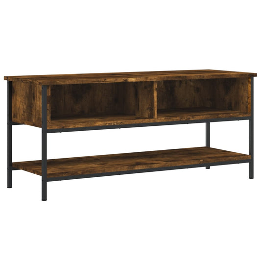 TV Cabinet Smoked Oak 100x35x45 cm Engineered Wood TV Cabinet Smoked Oak 100x35x45 cm Engineered Wood