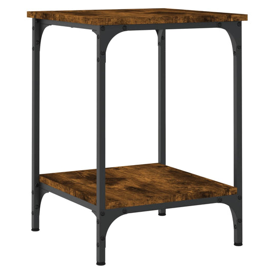 Coffee Table Smoked Oak 40x40x55 cm Engineered Wood Coffee Table Smoked Oak 40x40x55 cm Engineered Wood