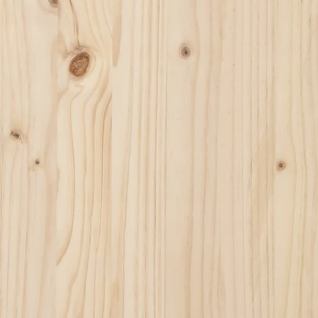 Bed Frame without Mattress 90x190 cm Solid Wood Pine Single