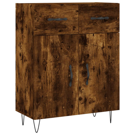 Sideboard Smoked Oak 69,5x34x90 cm Engineered Wood Sideboard Smoked Oak 69,5x34x90 cm Engineered Wood
