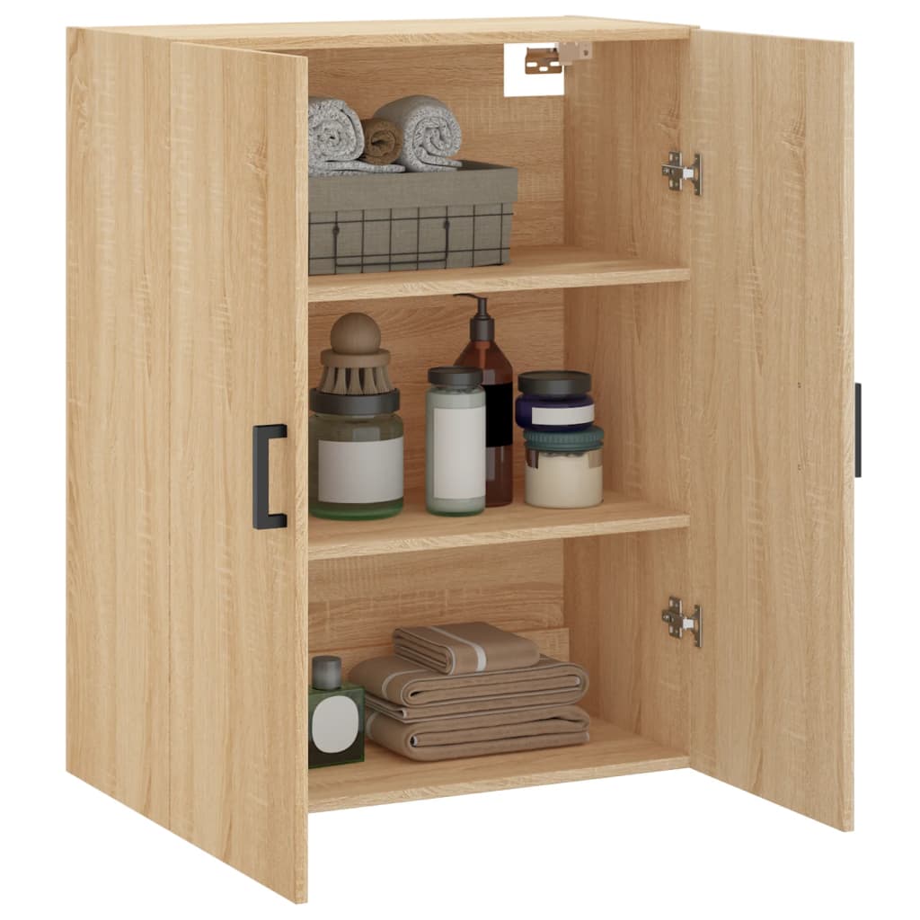 Wall Mounted Cabinet Sonoma Oak 69,5x34x90 cm