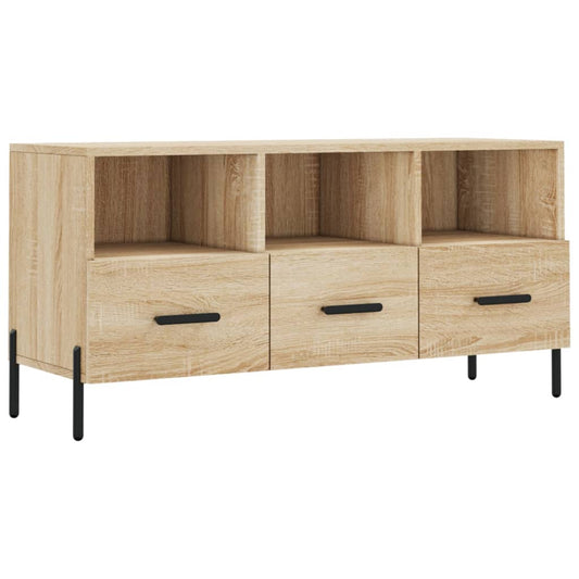 TV Cabinet Sonoma Oak 102x36x50 cm Engineered Wood TV Cabinet Sonoma Oak 102x36x50 cm Engineered Wood