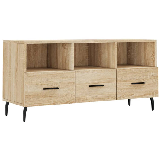 TV Cabinet Sonoma Oak 102x36x50 cm Engineered Wood TV Cabinet Sonoma Oak 102x36x50 cm Engineered Wood