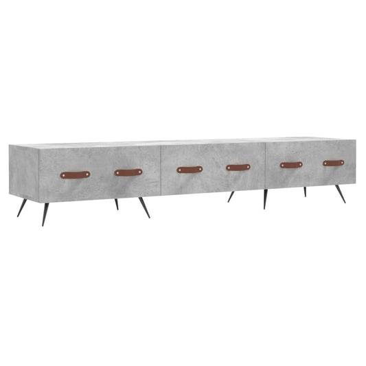 TV Cabinet Concrete Grey 150x36x30 cm Engineered Wood TV Cabinet Concrete Grey 150x36x30 cm Engineered Wood